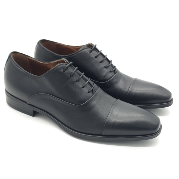 Bruno Magli Locascio Black Nappa Leather Cap Toe Oxford BM1LOCA0P Size 7.5 M main image 6
